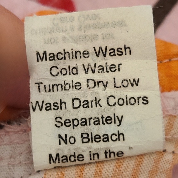 Chez Ami Girls Pink Floral Sundress Size 6X – Sleeveless Cotton Dress - Picture 10 of 10